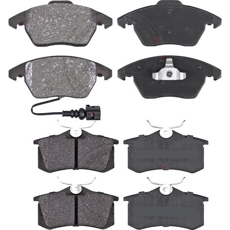 KIT PASTIGLIE FRENO ANTERIORI E POSTERIORI compatibile con VW GOLF SPORTSVAN VII (AM1,AN1) / PASTIGLIE FRENANTI AUTO OEM P 85 126 P 85 137,P 85 125 / SOSTITUZIONE DIRETTA / BASSA POLVERE / SILENZIOSO