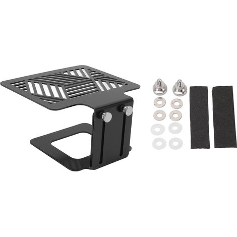 Supporto per bilancia elettronica da caffè, in acciaio inox 304, altezza regolabile, colore nero. (1/5)