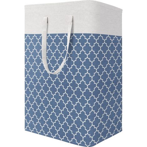 Cestas para la ropa, cesta para la ropa con asas largas, cesta para la ropa plegable e impermeable, cesto de ropa alto y resistente, cesta para la ropa para el dormitorio, el baño, la residencia estud (1/5)