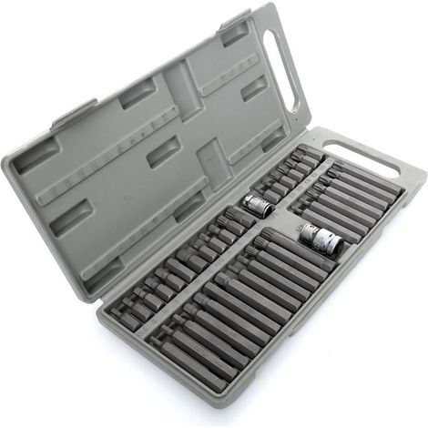 Satz Spezialbits KD10219 HEX, TORX, SPLINE 40 Stück.