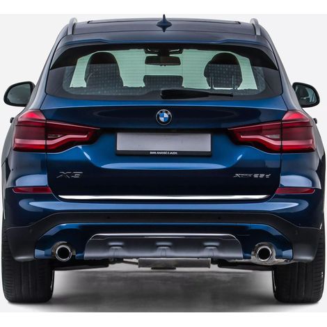 BMW X3 G01 2017+ Finitura cromata per il portellone posteriore (1/4)