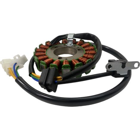La bobine du stator de la magnéto de moto GN250 est compatible avec le générateur Suzuki TU250 32101-38302. (1/4)