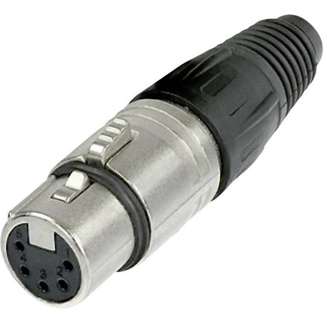 XLR femelle, droit Neutrik NC5FX Nombre de pôles: 5 argent 1 pc(s) (1/2)