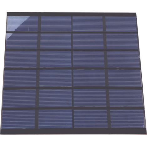 Panneau Solaire 3W 6V - Silicium Monocristallin - Pour Éclairage Jardin Et Appareils Domestiques - 1 Pièce (1/5)