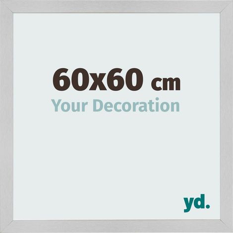 yd. - Cadre photo 60x60 - Acier Inoxydable - MDF - Bologna (1/5)
