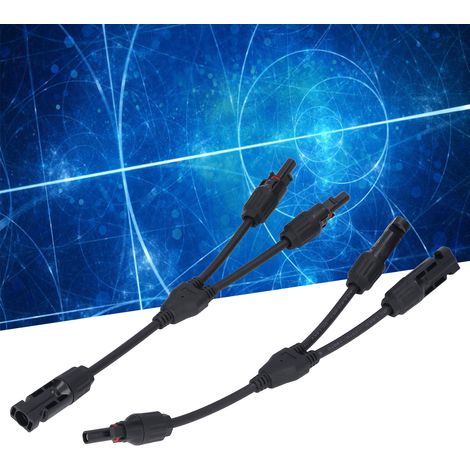 Y-förmiger Photovoltaik-Stecker, dreifacher Solarstecker, 2 zu 1, dreifacher Stecker für Solarmodule, 1000 V. (1/5)