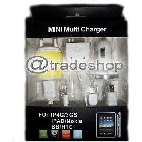 Trade Shop - Kit De Enchufe Para Cargador De Coche Doméstico Para Todos Los Smartphones Móviles -