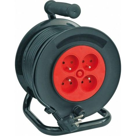 Vorel Cable de Extensión Eléctrica 25 metros 4 salidas