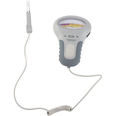 2 en 1 Chlore et pH Testeur Meter pour Piscine Spa, Portable Testeur de Qualite de l'eau avec Aiguille, PH CL2 Level Testeur Tester (1/4)