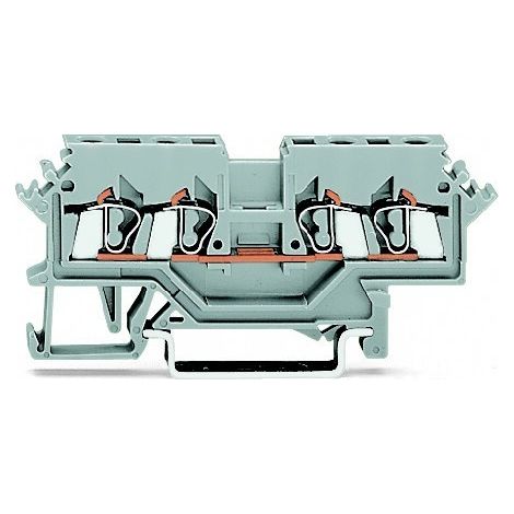 Connecteur de barre omnibus à 4 fils 2,5 mm² gris 280-621