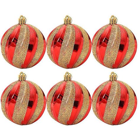 6-teiliges Set Weihnachtskugeln (1/3)