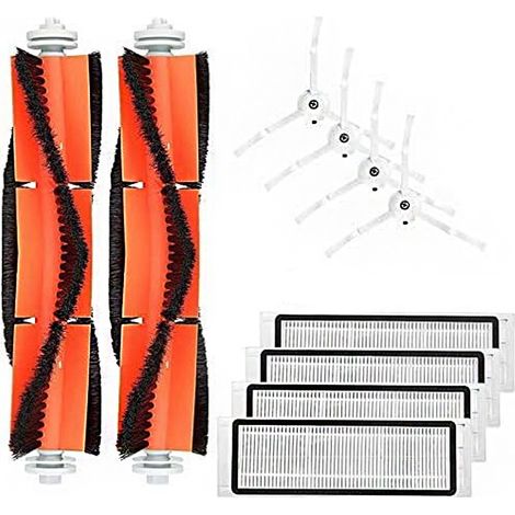 10 Pcs Accessoires de rechange pour robot aspirateur XIAOMI MI, Robot Roborock S50 S51 S55 S6, pièces de rechange, brosse et filtres pour aspirateur (1/5)