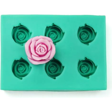 Silikonform für Zuckerrosen (1/2)