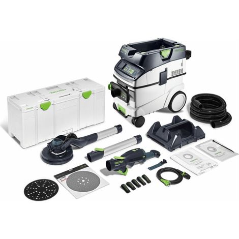 Festool – Ponceuse excentrique avec aspiration 400W – Ø plateau 220mm – Course 4mm – Pour cloisons sèches et surfaces lisses – Moteur EC-TEC (1/5)