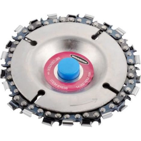 Disque Meuleuse À Chaîne - 4 Pouces 100 mm - 22 Dents - Pour Travail Du Bois Plastique Glace - Compatible Meuleuse Angle 4 Pouces (1/4)