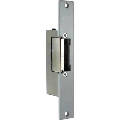 Mortise Electric Strike, Mechanical Memory, Manual Release Lever, Reversible Right and Left, 8V-12V AC/DC, Low Consumption 500mA, Aluminum (1/3)