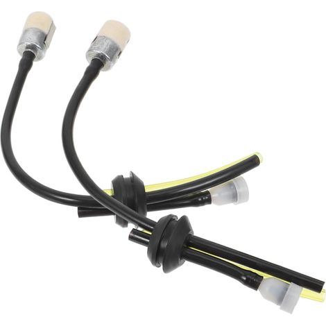 2 pièces Tuyaux Carburant pour Petits Moteurs Durites Compatibles Débroussailleuse Tondeuse Gazon Conduite Essence Facile à Installer - (1/5)