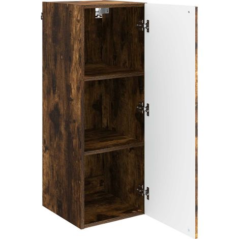 Armadietto a muro Mobiletto a muro Rovere Fumo 33 x 34,5 x 90 cm DAS732798 (1/5)