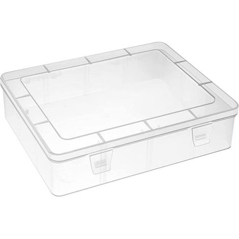 Petite boîte de rangement pour perles, 13 boîtes de rangement en plastique transparent pour perles (1/5)
