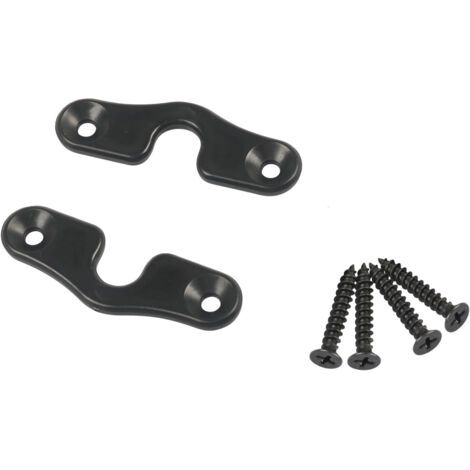 Kit de réparation pare-soleil, Clips de pare-soleil en alliage d’aluminium compatibles avec Jeep Wrangler JK 2018/ Wrangler 2018-2022/ Gladiator 2020-2022, accessoires de remplacement Wrangler Gladiat (1/5)