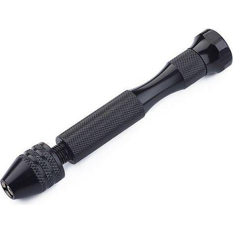 EASYCOMFORT Mini perceuse à main en aluminium perceuse en acier allié outil rotatif perceuse en bois 0.3-3.4mm (1/2)