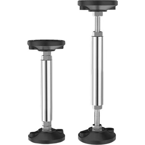Pieds de Table réglables, Pieds de Bureau réglables, Pieds de Table réglables en hauteur, pieds de meubles réglables, pieds de meubles en acier inoxydable, poteaux de support d'armoire, poteau (1/5)