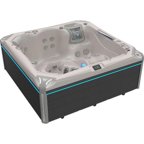 Wellis Kilimanjaro Life Deluxe Whirlpool Außenwhirlpool 236x236x95cm für 6 Personen inkl. Thermocove (1/5)