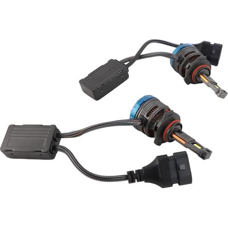 2er-Pack LED-Lampen für Autoscheinwerfer, IP68 wasserdicht, 6000K, 600W, 80000LM, hohe Helligkeit. (1/3)