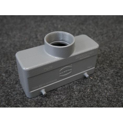 Capot de connecteurs d'alimentation usage intensif HAN 24B PG29 TOP METAL HOOD (1/4)