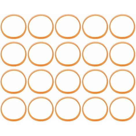 20 correas de transmisión de neopreno para cepilladoras eléctricas, circunferencia de 9,4 pulgadas.