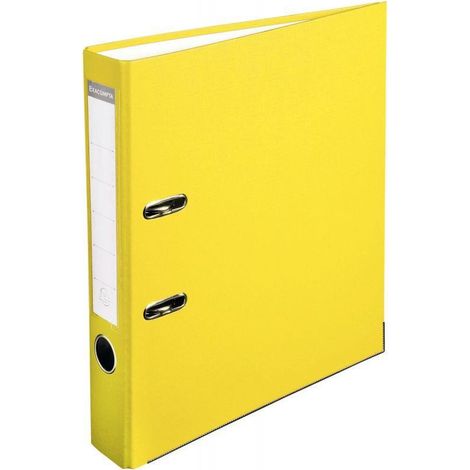 Classeur à levier - EXACOMPTA - BUDGET 915404B - A4 - Jaune - Dos 50 mm (1/2)