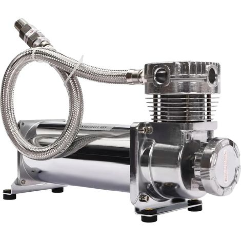 Compresseur d'air, Haute performance, Compatibilité universelle, argent (1/2)