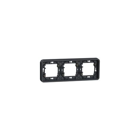 SCHNEIDER MUREVA STYL MUR34109 Marco 3 horizontal IP55 IK08 Empotrable Gris antracita