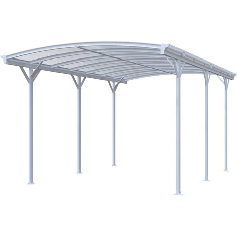 sweeek - Aluminium- und Polycarbonat-Carport 15 m² (1/5)