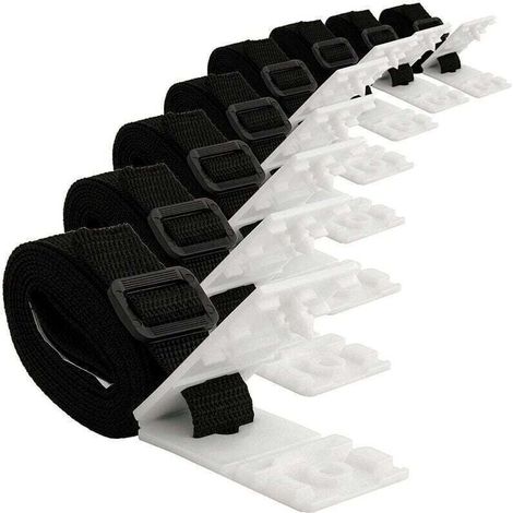 8-Piece Pool Cover Reel Kit with Straps and Clips for Reels, Solar Pool Cover Reel for Inground Pool Solar Reel Tube