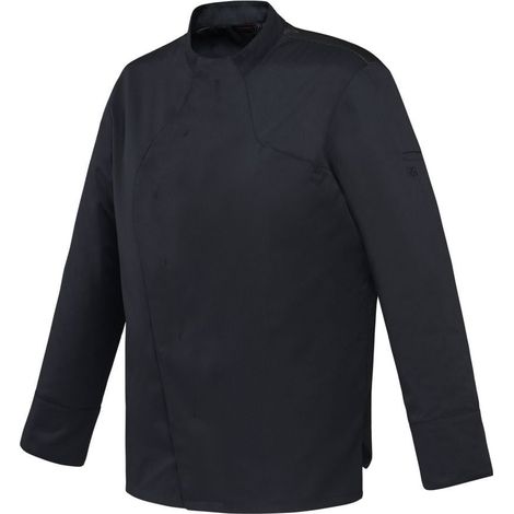Giacca da cucina unisex a maniche lunghe Robur Vador Nero M