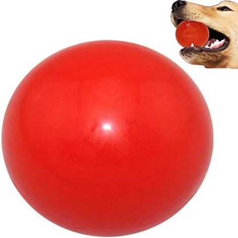 Balle Pour Chien - Caoutchouc Naturel Non Toxique - Diamètre 7 Cm - Pour Chiens Agressifs Et Joueurs - 1 Pièce (1/5)