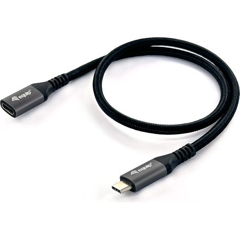 Equip Kabel USB-C 3.2 - C Verl. StBu 1.00m 5A 4K60Hz sw
