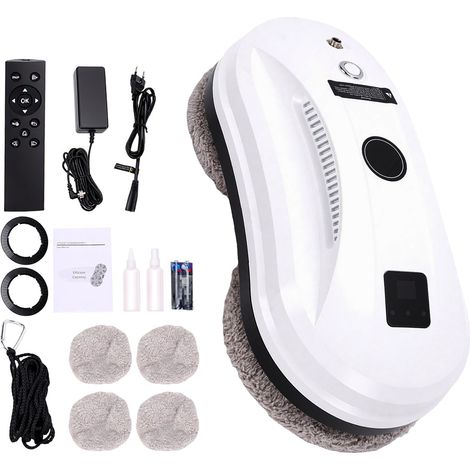 Robot nettoyeur de vitres électrique, 5600Pa, avec 3 Modes de télécommande pour miroirs en verre, carrelage, prise ue (1/5)