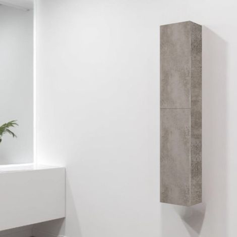 Colonna sospesa reversibile 30X22 a 2 ante Cemento (1/3)