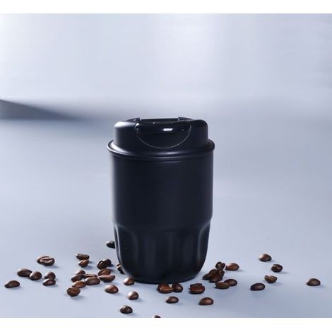 Mini tazza termica isolata - Rivestimento interno in ceramica e acciaio inox 316 - Antibatterica al 99% - A prova di perdite - Adatta per caffè e tè - Design portatile - Ideale per ufficio e viaggi - 