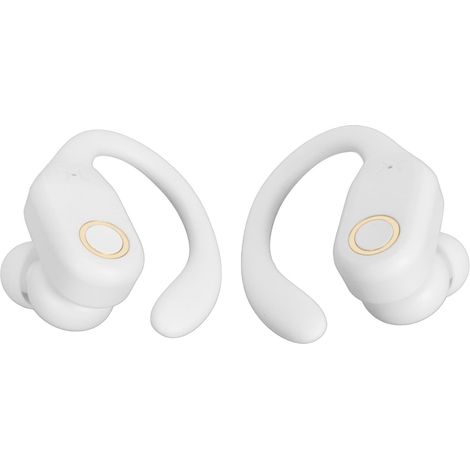 Écouteurs de traduction Bluetooth, prenant en charge 144 langues, avec réduction du bruit, son stéréo sans fil et étui de chargement (blanc). (1/5)