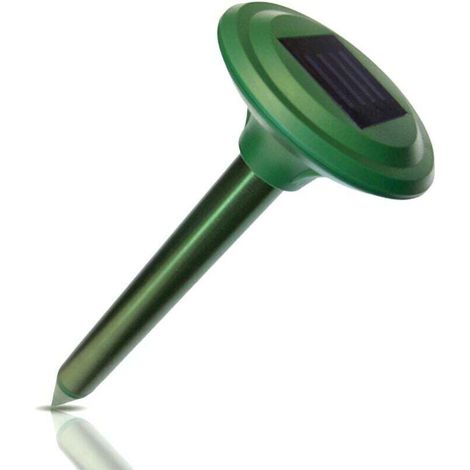 Chasse Taupe Solaire Anti nuisibles oiseaux, chats, Intelligent et Resistant - Sons et Vibrations