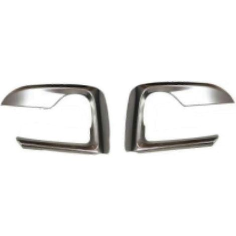 1 paire de baguettes décoratives pour pare-chocs de voiture (gauche + droite) compatibles avec X6 F16 2014-2019, garniture de cadre de feux antibrouillard 51117319789 511 (1/5)