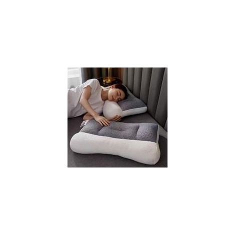 Choyclit – Oreiller cervical ergonomique 40x60cm – Mousse à mémoire de forme – Hypoallergénique et respirant pour circulation d'air confortable (1/5)