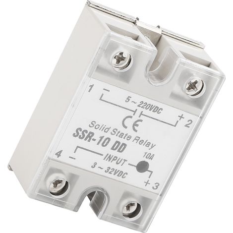 SSR-10 DD 10A 5-220VDC Halbleiterrelais für die industrielle Automatisierung (1/5)