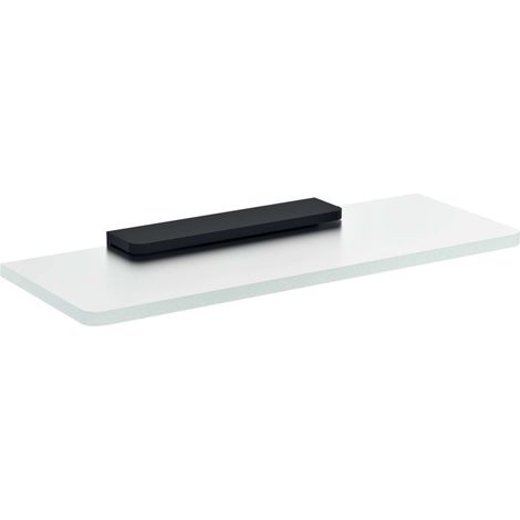 Sapho Pirenei - Ablage, Länge 20 cm, Milchglas/schwarz MY009B-01 (1/2)