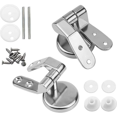 toilet seat fixing kit toilet seat hinges toilet seat attachment universal accessories replacement hinges (1/3)