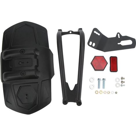 Parafango posteriore per moto aqxreight con catarifrangente, ricambio per Ninja 250 300 400 Specialized Ninja, compatibile con i modelli 2013-2017. (1/4)