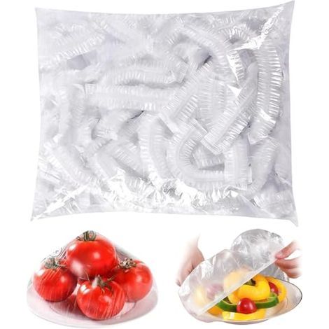 Lot de 200 sachets réutilisables en silicone avec élastique - Anti-fuites pour les collations, les déjeuners et le congélateur (1/4)